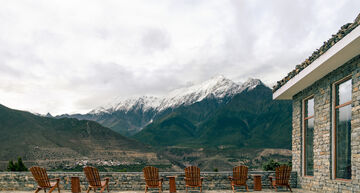 View from patio